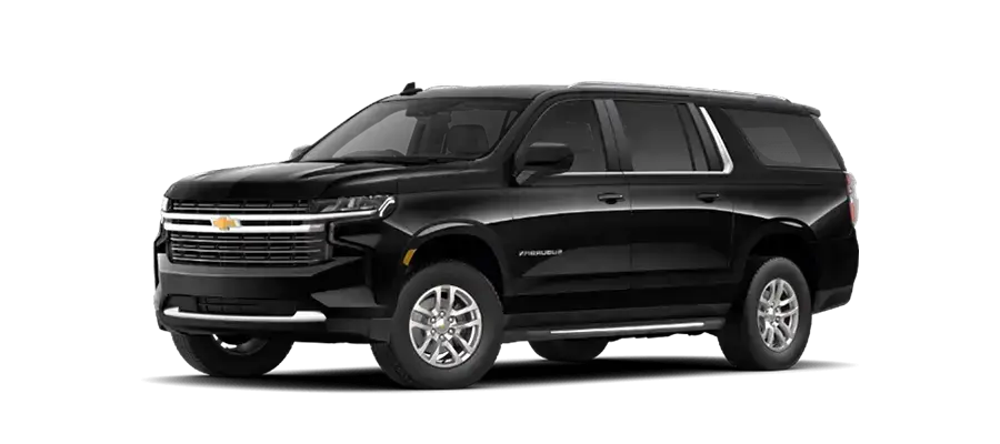 Luxury black SUVs